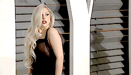 mother-gaga: Lady Gaga arrives at the 2015 Vanity Fair Oscar Party Hosted By Graydon Carter at Wallis Annenberg Center for the Performing Arts on February 22, 2015 in Beverly Hills, California.