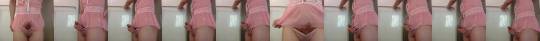 gobananafanna:  Sissy in pink nightie enjoying a quick squirt. 