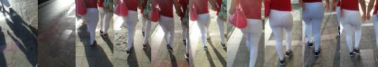 thongseeker:  colombian girl wearing a white tiny thong 