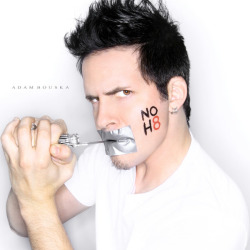 Fuckyeahqaf: Hal Sparks (Michael) For The No H8 Campaign Woot Go Hal Sparks! Awesome