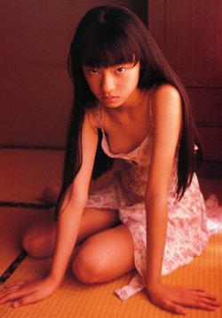 Chiaki Kuriyama photo: Kishin Shinoyama for Shinwa-Shōjo (Girl of Myth), 1997