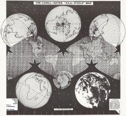 Draft version of Cahill-Keyes &lsquo;Real-World&rsquo; map, 1984 via: genekeyes