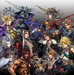 randomanimosity:  Dissidia. I want to play it oh so bad! =(  Man me too. I need to force my nephew to ask for a PSP for christmas so I can steal it and then go out and buy this game!