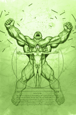 fuckyeahmarvel:  Anatomy of the Hulk by Walter