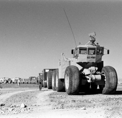 The Overland Train Mark II, Yuma proving ground, Arizona photo by Carl  Mydans for LIFE, 1963