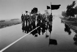 Bauerndemo gegen den Fluglärm in Hahn photo by Michael Ruetz, 1969