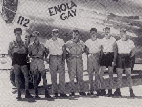 The crew of B-29  Enola Gay porn pictures