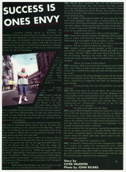 Fat Joe interview in Stress Magazine, November, 1995. Click to zoom. (babylonfalling) 