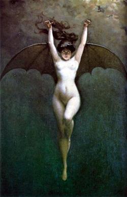 Bat-woman by Albert-Joseph Pénot