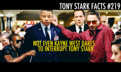 tonystarkfacts:  This Tony Stark Fact was brought to you by @joshymoony.