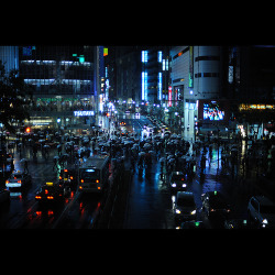 Ailovejapan:  Shibuya 雨 (By Syunsune1206) 