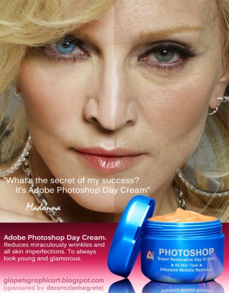 fuckyeahawesome:  nevver:  Madonna, Adobe adult photos