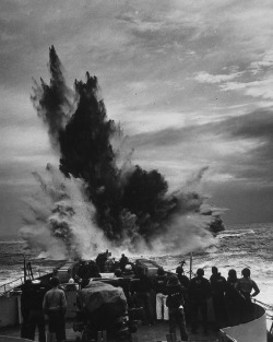 U-Boat hunting Unidentified Coast Guard Cutter, 1941, LIFE