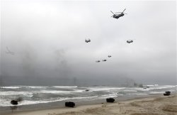 suchfilthyyouth:  dailyme:  U.S. Marines come ashore on amphibious