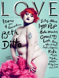 kinkybusiness:  rebellgirls:  h-cue:  beth ditto is my hero in many ways.    She is definitely &ldquo;redefining beauty&rdquo;. :) &lt;3