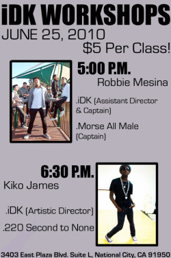 Marilyngrace:  Kevsioco:  Just Finished Making The Flyer For Idk Workshops!Lol, Sorry,
