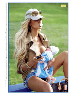 twentyeight28:  “footballers wives” -by V Magazine  Nice mommy :)