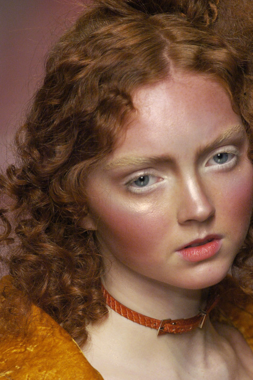 Porn photo Lily Cole at Christian Dior Haute Couture