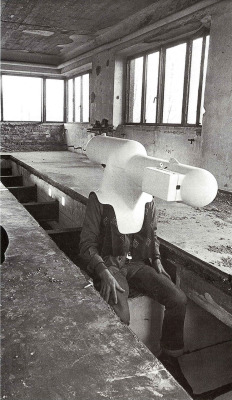TV Helmet /Portable Living Room by Walter Pichler, 1967via: criticundertheinfluence