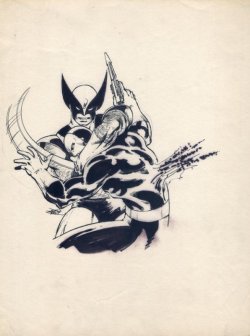 cobraestilo:  fuckyeahmutant:  Wolverine attacks by John Byrne.  