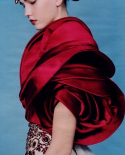 Karlie Kloss in Alexander McQueen by David Slijper for W