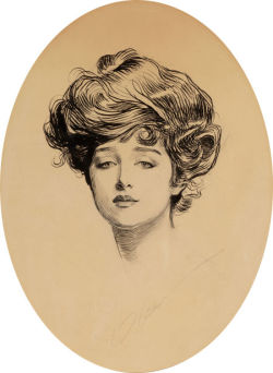 suicideblonde:  The Gibson Girl by Charles Dana Gibson The Gibson