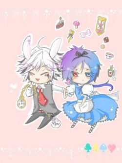 Probably the cutest Alice in Wonderland crossover