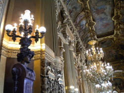 dreamingviolet:  lostsplendor:  Interior of The Paris Opera House, photo by me.  