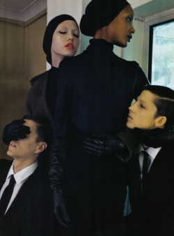Karlie Kloss And Jourdan Dunn By Emma Summerton In Vogue Italia