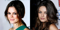 Dontbehasty:  For Some Reason, I Always Get Rachel Bilson And Mila Kunis Mixed Up
