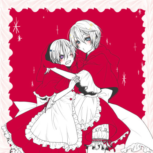 Little Red Riding Hood!Ciel & Alois have just made my day.