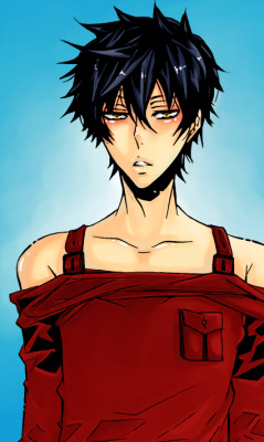 Dammit Gareki, what kind of ridiculousness are you wearing now?! 