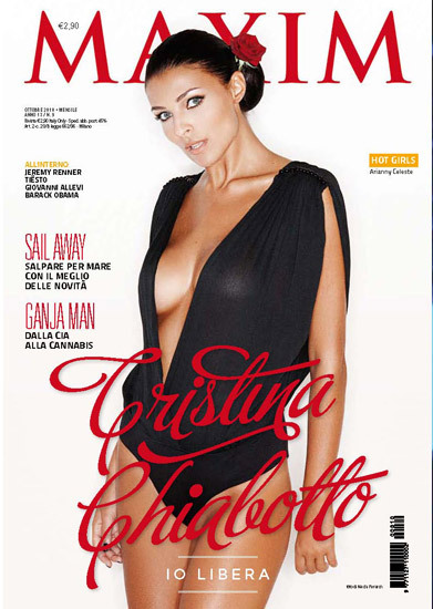 Cristina Chiabotto sulla copertina di Maxim
