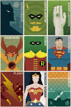 herochan:  Vintage DC Superhero Posters A