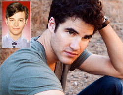 :  “My guess is as good as anybody’s,” shrugs newest Glee cast member  Darren Criss of reports that his character Blaine—a charismatic,  out-and-proud gay teen from a rival school—is being groomed as a love  interest for Chris Colfer’s Kurt.