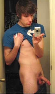 Another horny frat guy in the mirror.