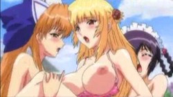 Pollinic Girls Attack! ~The Animation~ Episode 1 Mostly hetero. Yuri contains swimsuit, maid, censored, large breasts, breast fondling/sucking, double headed/ended dildo, threesome, group, anal, double penetration (with dildo). Megavideo: http://www.megav