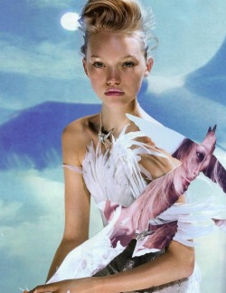 Gemma Ward by Nick Knight for Vogue UK September 2005