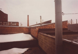 Roof of Visual Studies Workshop, Rochester, NY photo by Stuart D. Klipper, 1974
