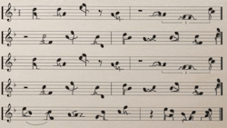 t0iletpaper:  kingudamu:  omfGGG  omg can never look at music notes the same way. 