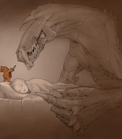 -thatsriddikulus:  petite-87:   mydirtymouth: sweet halloween dreams by ~begemott (all of a sudden I feel a little less silly about the teddy bear in my bed)  This is FUCKING AWESOME. Dammit, now I’m getting all misty eyed.  adfgh,wdgbktjmhn this is