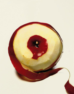 Peeled Apple photo by Irving Penn, 2001