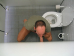 gloryhollelujah:  on his knees in a stall