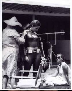The one true Batgirl. thevolcanoplays:discopotential:shrapnel:    Batgirl Yvonne Craig behind the scenes on Batman (via Ain’t It Cool News)   
