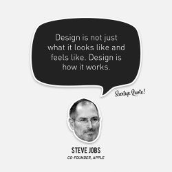 Design is not just what it looks like and feels like. Design is how it works. Steve Jobs