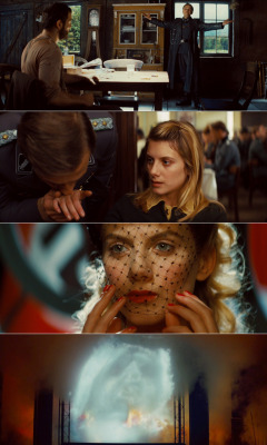 moviesinframes:  Inglourious Basterds, 2009 (dir. Quentin Tarantino) By cinemetrics In honour of our #1 film of the decade. [1 of 2] 