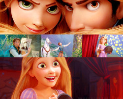 &ldquo;Enrolados&rdquo;, filme dos estúdios Disney que chega aos cinemas brasileiros em janeiro de 2011. No longa, Rapunzel faz o maior (e mais charmoso) ladrão do reino de refém quando ele invade sua torre. Ela faz um acordo com o rapaz para conseguir