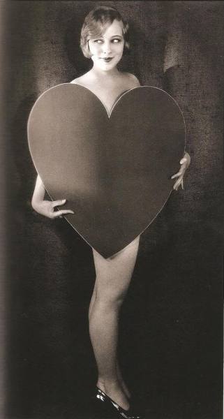 mothgirlwings:  Sally Rand - c. 1930s   Fine, not a couple, but Happy Valentine’s Day. Have some sex.