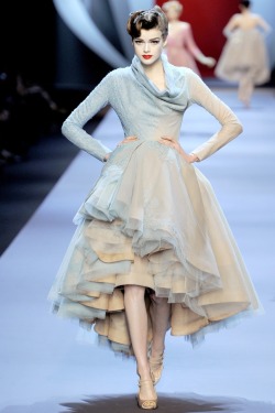 Julia Saner at Christian Dior Haute Couture Spring 2011