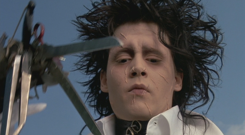Edward Scissorhands (1990) Tim Burton Uh.. so, this is where I get my affinity for